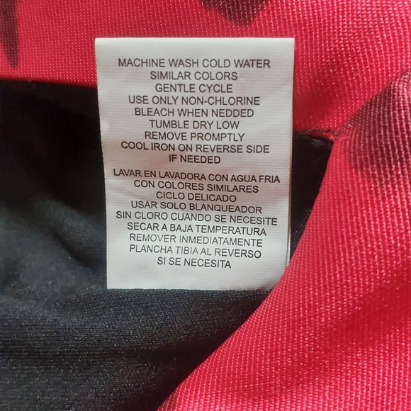 💋Speechless Red and Black Roses Semi Formal Dress - Picture 5 of 7